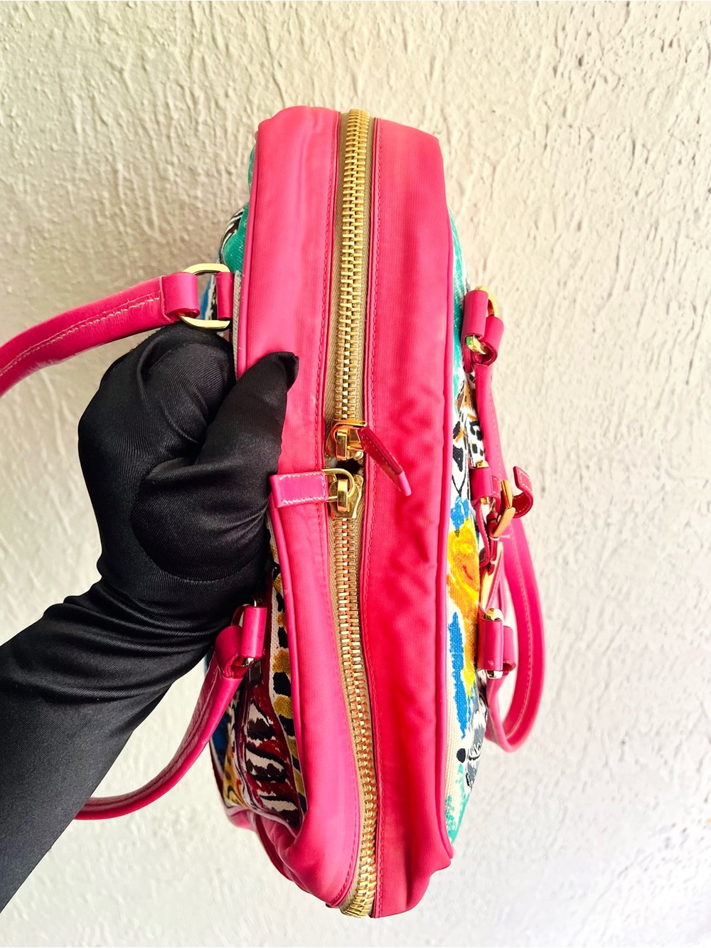 Prada Canapa Stampata Venez Shoulder Bag - Picture 6 of 14